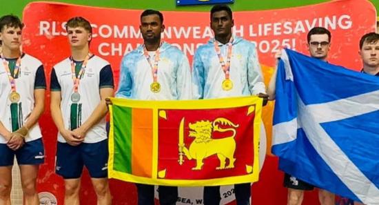 Gold Medal For Sri Lanka In Life Saving